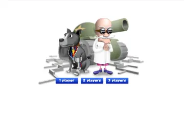 Tank Trouble单人双人与三人模式选择画面