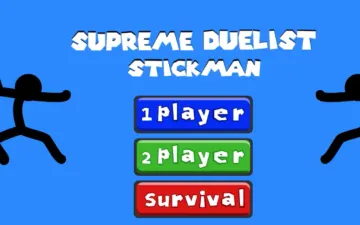 Supreme Duelist Stickman单人双人与生存模式菜单